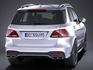 Mercedes-Benz AMG GLE63S Wagon 2017 3Dモデル