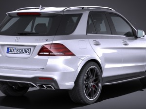 Mercedes-Benz AMG GLE63S Wagon 2017 3Dモデル