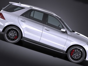 Mercedes-Benz AMG GLE63S Wagon 2017 3Dモデル