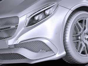 Mercedes-Benz AMG GLE63S Wagon 2017 3Dモデル