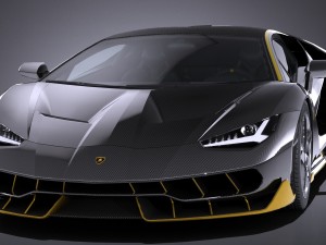 Centenario LP 770-4 2017 Lowpoly Modèle 3D