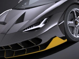 Centen&aacute;rio LP 770-4 2017 Lowpoly Modelo 3D