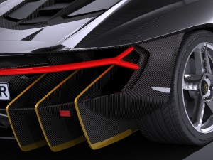 Centenario LP 770-4 2017 Lowpoly Modèle 3D