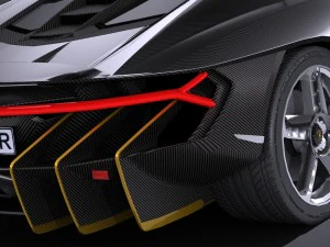 Centen&aacute;rio LP 770-4 2017 Lowpoly Modelo 3D