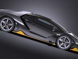 Centenario LP 770-4 2017 Lowpoly Modèle 3D