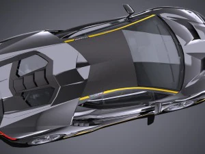 Centen&aacute;rio LP 770-4 2017 Lowpoly Modelo 3D