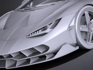 Centen&aacute;rio LP 770-4 2017 Lowpoly Modelo 3D