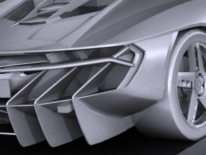 Centen&aacute;rio LP 770-4 2017 Lowpoly Modelo 3D