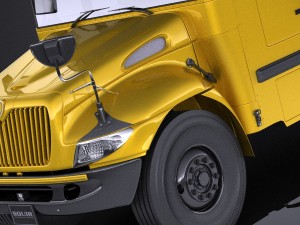 IC CE Series Schoolbus 2017 vray Modèle 3D