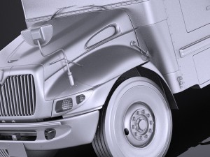 IC CE Series Schoolbus 2017 vray Modèle 3D