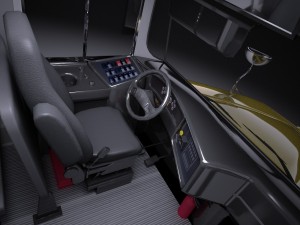 IC CE Series Schoolbus 2017 vray Modèle 3D