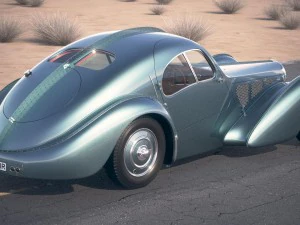 Bugatti Type 57SC Atlantic 1938 Desertstudio 3D Model