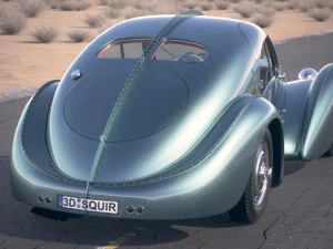Bugatti Type 57SC Atlantic 1938 Desertstudio 3D Model
