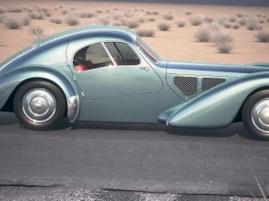 Bugatti Type 57SC Atlantic 1938 Desertstudio 3D Model