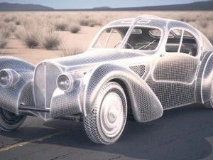 Bugatti Type 57SC Atlantic 1938 Desertstudio 3D Model