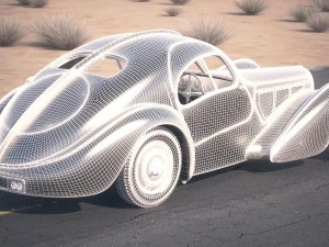 Bugatti Type 57SC Atlantic 1938 Desertstudio 3D Model