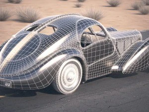 Bugatti Type 57SC Atlantic 1938 Desertstudio 3D Model