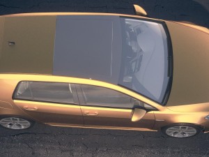 Volkswagen Golf R 2017 Desert Studio 3D Model