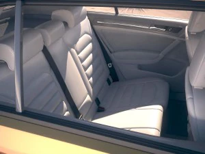 Volkswagen Golf R 2017 Desert Studio 3D Model