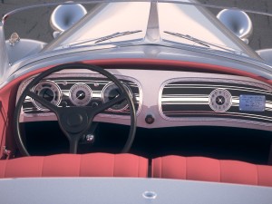 Auburn Speedster 851 desert studio 3Dモデル
