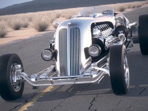 Tank Car Jay Leno Desert Studio Modello 3D