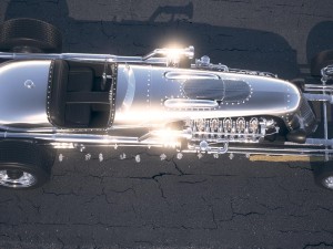 Tank Car Jay Leno Desert Studio Modello 3D