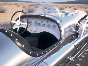 Tank Car Jay Leno Desert Studio Modello 3D