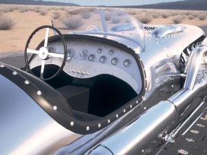 Tank Car Jay Leno Desert Studio 3D Model