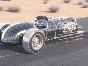 Tank Car Jay Leno Desert Studio Modello 3D