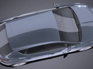 Seat Leon 2017 3D Model