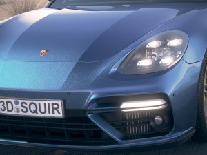 Porsche Panamera Turbo 2017 Desert Studio 3D-Modell