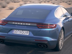 Porsche Panamera Turbo 2017 Desert Studio 3D-Modell