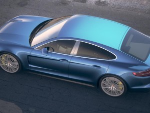 Porsche Panamera Turbo 2017 Desert Studio 3D-Modell