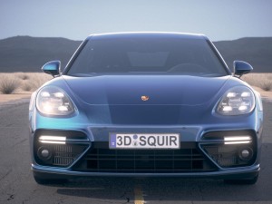 Porsche Panamera Turbo 2017 Desert Studio 3D-Modell