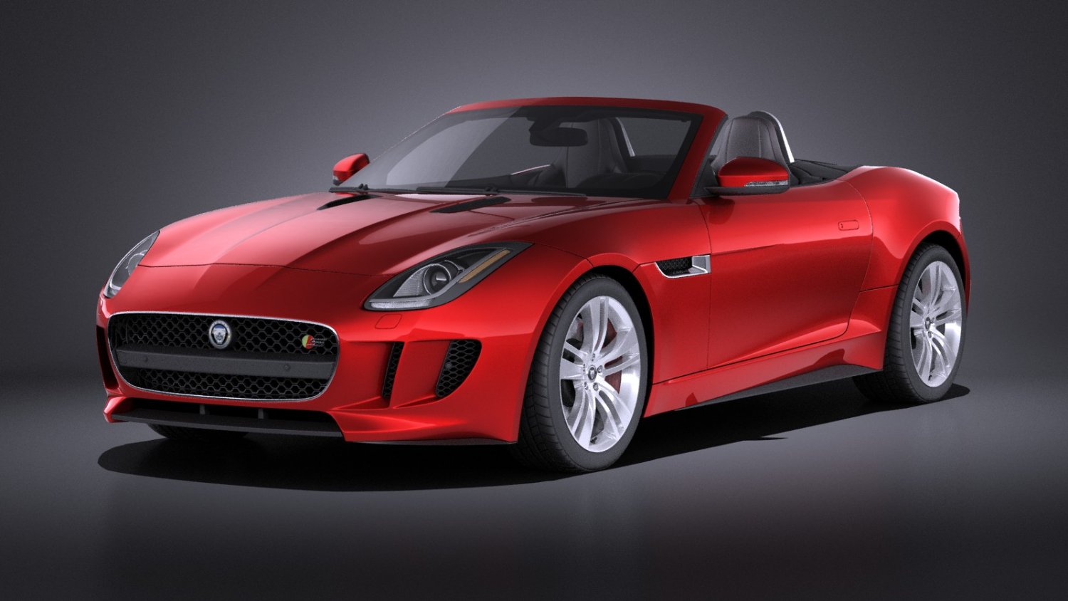 Jaguar F-Type 2015 cabrio VRAY 3D Model in Sport Cars 3DExport