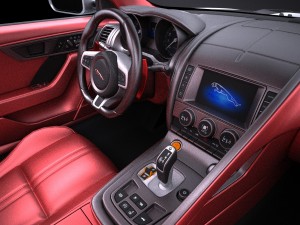 Jaguar F-type R Coupe 2015 vray 3D Модель