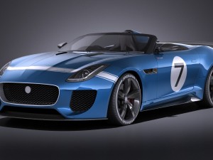 Jaguar Project 7 Concept 2016 vray 3D Model