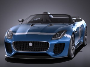 Jaguar Project 7 Concept 2016 vray 3D 모델