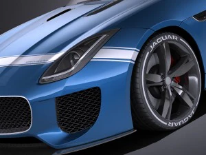 Jaguar Project 7 Concept 2016 vray 3D Model