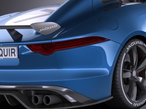 Jaguar Project 7 Concept 2016 vray 3D 모델
