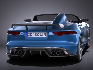 Jaguar Project 7 Concept 2016 vray 3D 모델