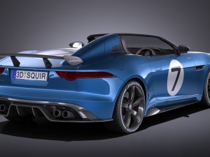 Jaguar Project 7 Concept 2016 vray 3D 모델