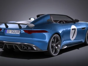 Jaguar Project 7 Concept 2016 vray 3D Model