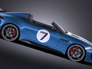 Jaguar Project 7 Concept 2016 vray 3D 모델