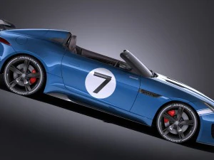 Jaguar Project 7 Concept 2016 vray 3D Model