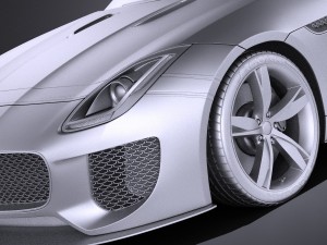 Jaguar Project 7 Concept 2016 vray 3D 모델