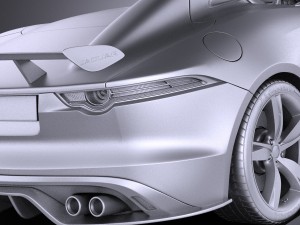 Jaguar Project 7 Concept 2016 vray 3D 모델
