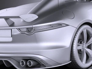 Jaguar Project 7 Concept 2016 vray 3D Model