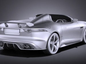 Jaguar Project 7 Concept 2016 vray 3D 모델