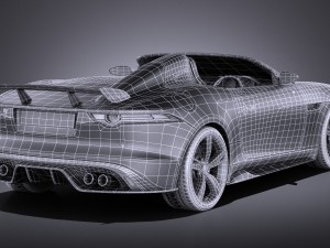 Jaguar Project 7 Concept 2016 vray 3D 모델